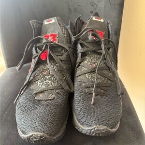 Black and Red Athletic Sneakers